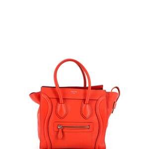 Celine Luggage Bag Grainy Leather Mini #240765C85B